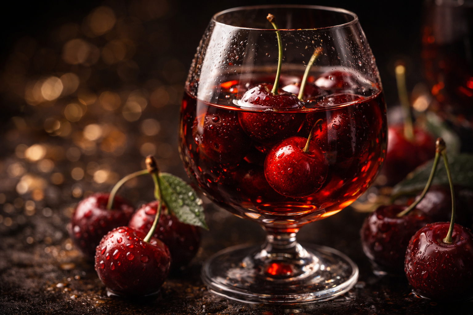 Makro ingredience – třešňový likér